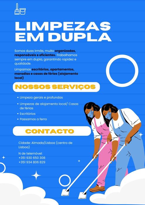 Ofereço serviços domésticos