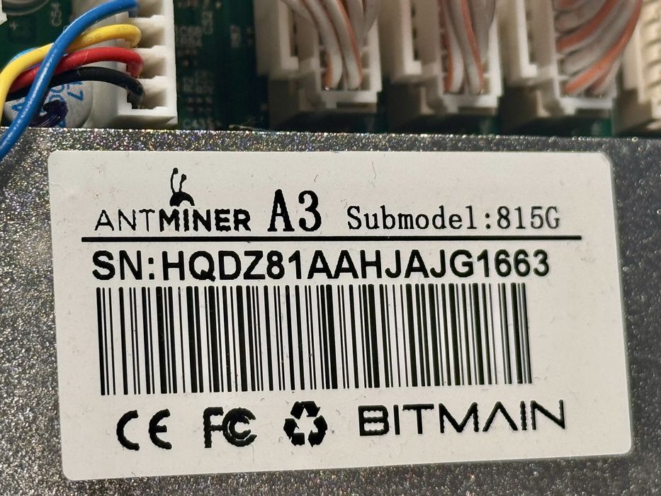 Bitmain Antminer A3 – 815 GH/s – ASIC do kryptowalut