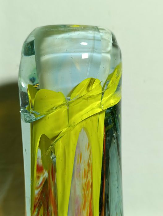 Ваза склянна,важка ЛКСФ.