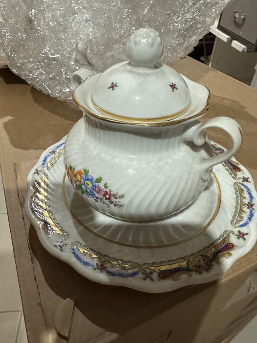 Acucareiro em procelana