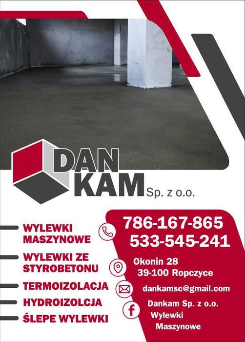 Wylewki Maszynowe, Styrobeton, Krosno, Sanok, Dynów, Strzyżów