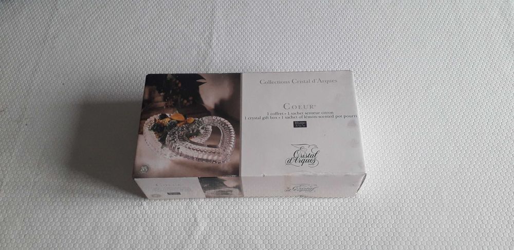 Caixa em forma de coração Cristal D'Arques