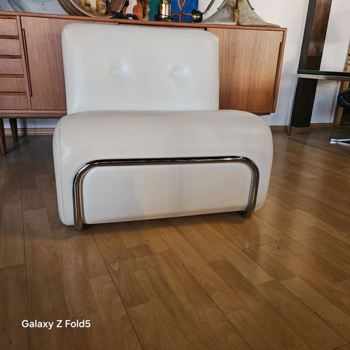Adriano Piazzesi fotel mid century. Wlochy lata 60-te