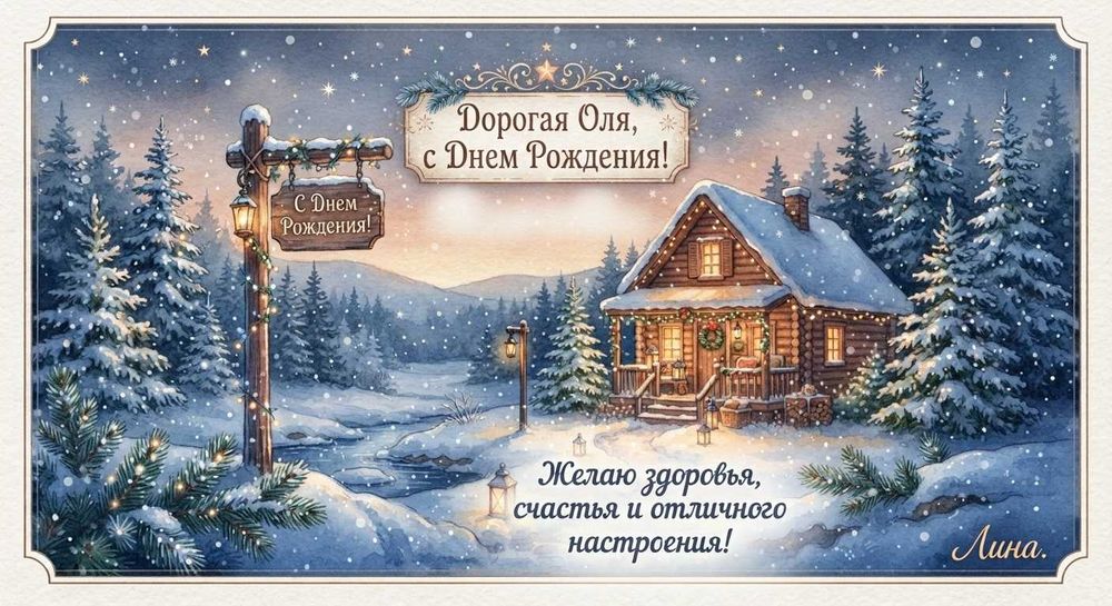 Именные поздравительные открытки