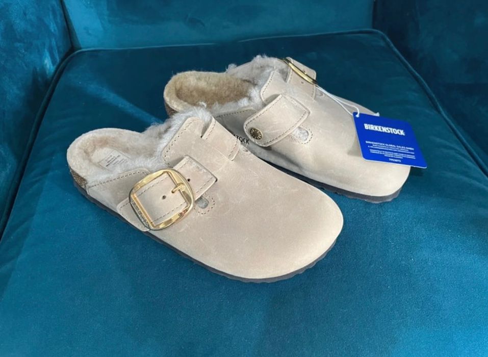 Birkenstock Boston owcza wełna rozm 38