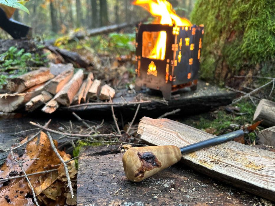 Krzesiwo outdoorowe czeczota brzozowa - Aukcja [4]