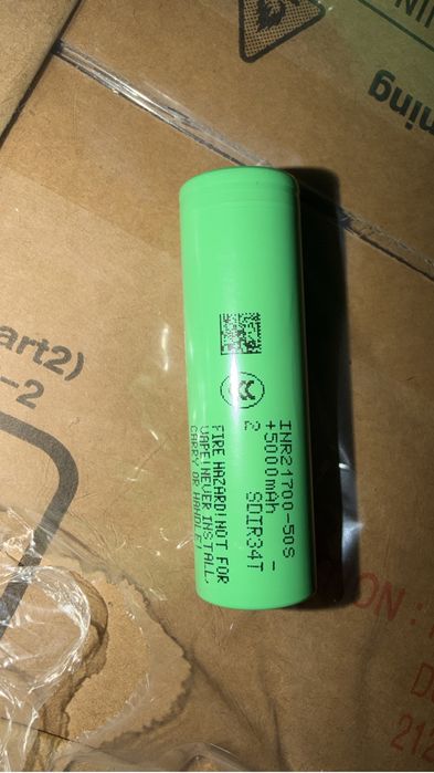 Samsung 50S INR 21700 25A (45А) SDI Li-ion 5000 mAh