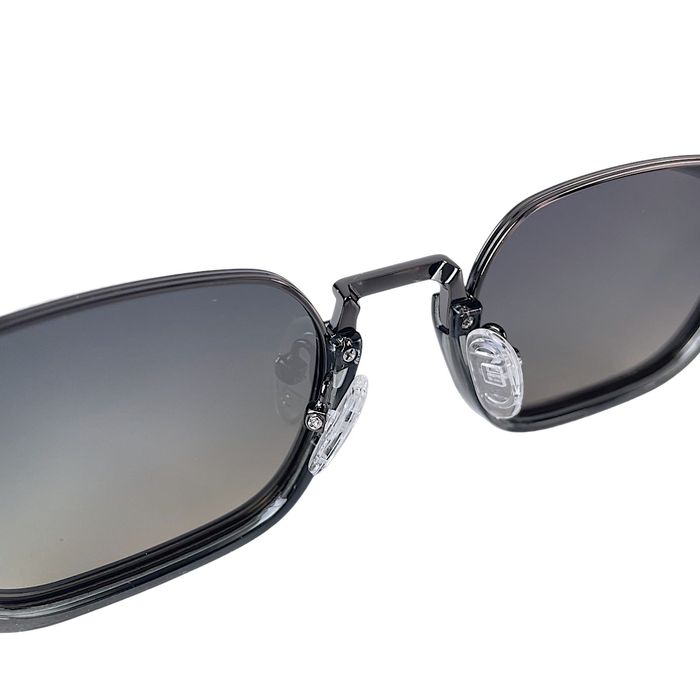 Okulary Przeciwsłoneczne Polaryzacyjne Unisex Szaro-Czarne Gradient