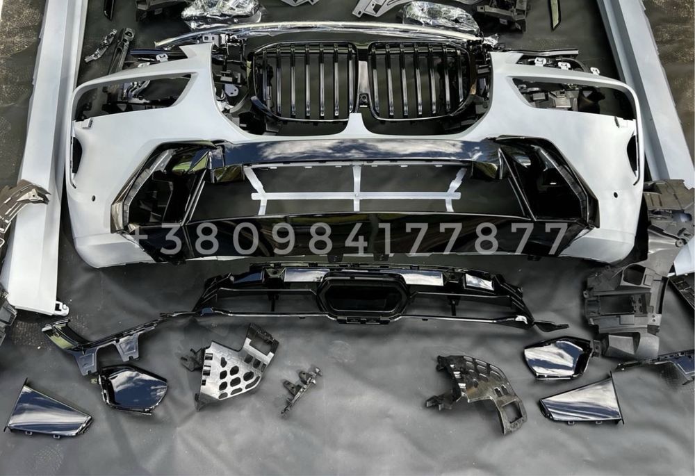 Обвес G07 LCI 60i m-tech рестайлинг м-пакет передний бампер задний x7