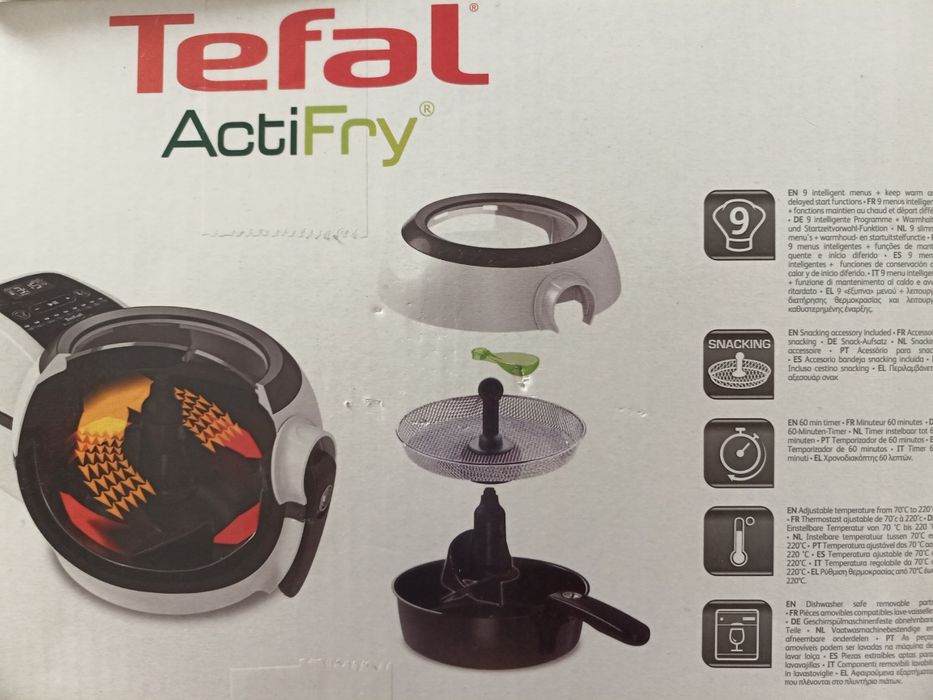 ActiFry Genius Snacking Tefal usada