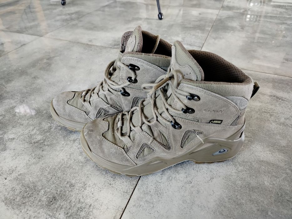 Buty trzewiki wojskowe, trekkingowe. Lowa zephyr GTX MID. Rozmiar 41.