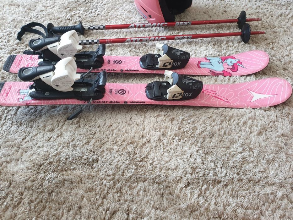 Narty 70cm + buty 18.5