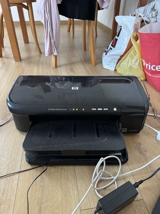 Drukarka A3 HP Officejet 7000 (STAN NIEZNANY / na części) + zasilacz
