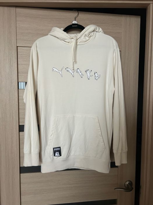 Худі білий Ripndip x Puma розмір XS молочний