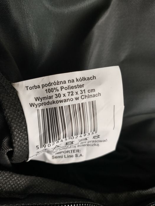 Torba podróżna na kółkach