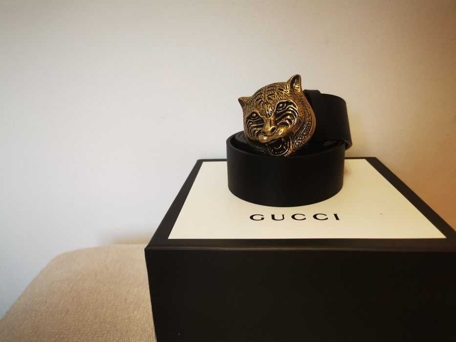 Pasek Gucci feline tiger 125