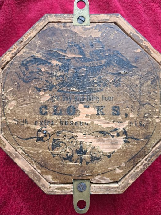 Mały Stary zegar ścienny