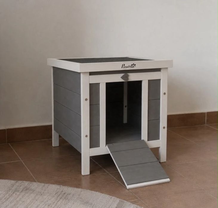 Coelheira de Madeira PawHut 42x51x43cm