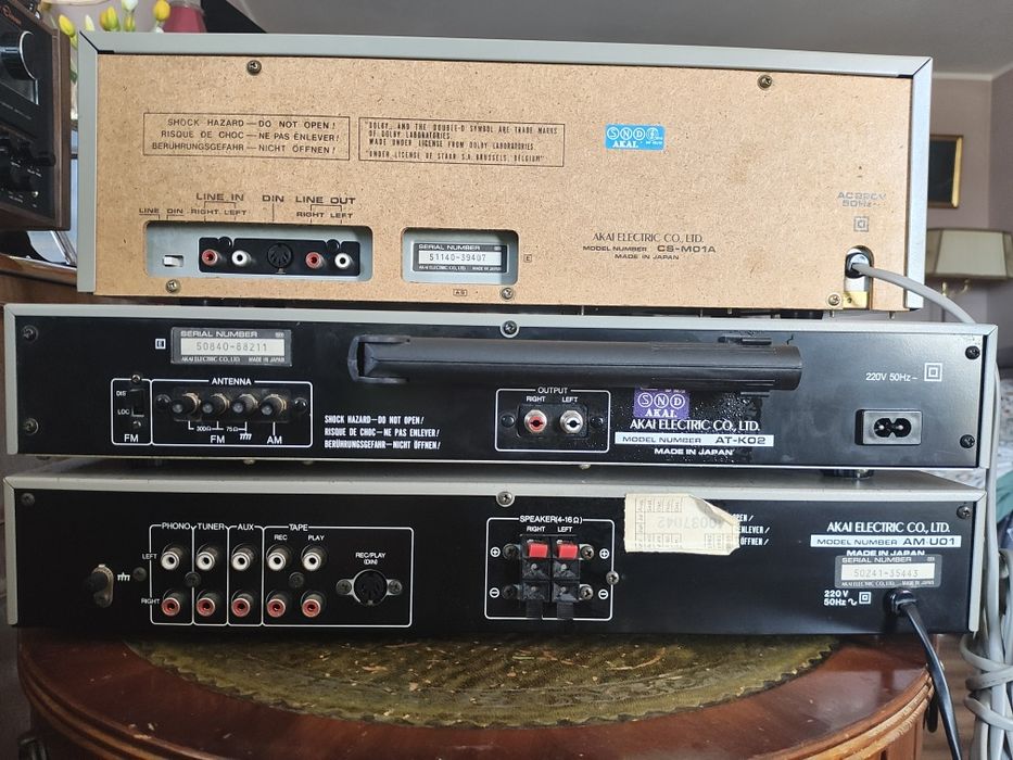 Wieża AKAI Tuner/Deck/Wzmacniacz
