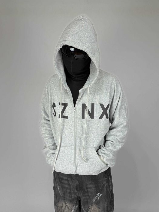 Yeezy YSY SZN X Худі hoodie зипка кофта сіра худи серая zip up CHINA