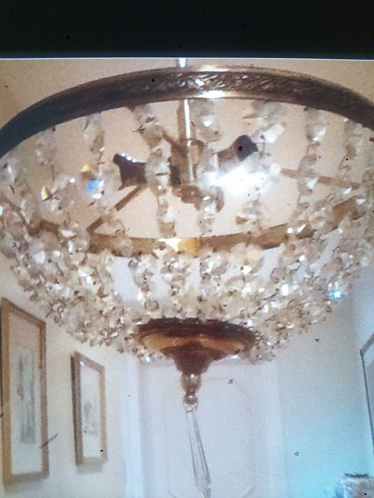 Candeeiro Lustre Pendural vidrilhos