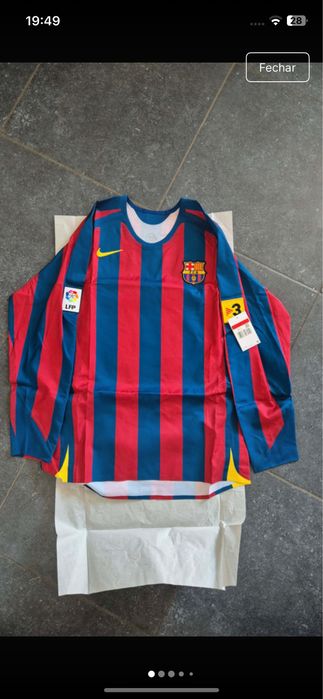 Camisola Barcelona 2006 Ronaldinho