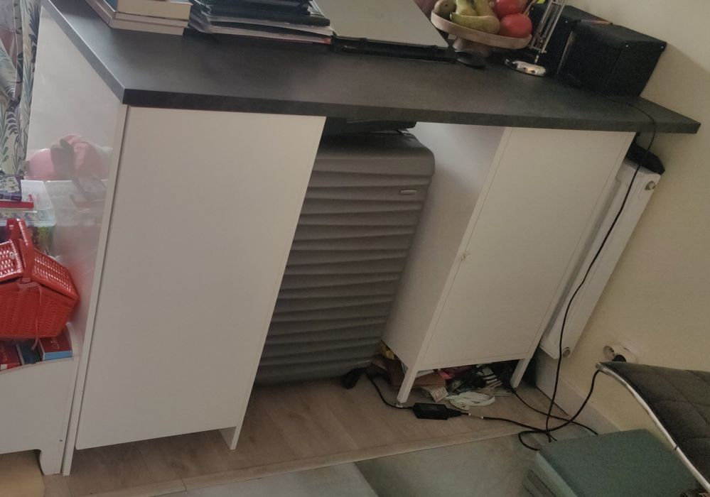 Blat z 1 szafką kuchenną Ikea, wyspa kuchenna