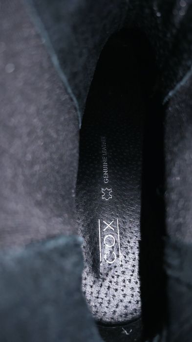 Półbuty botki buty czarne za kostek, rozmiar 38 Cox Genuine Leather