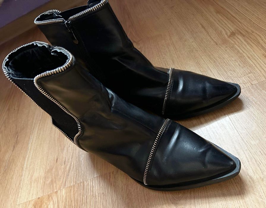 Botki damskie klasyczne kowbojki 41