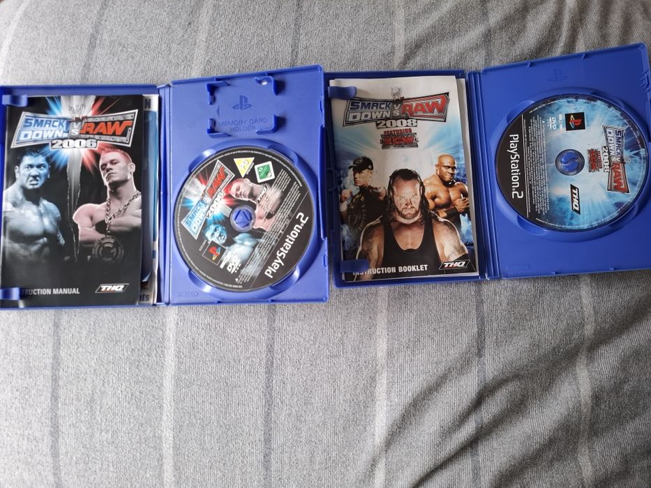 Smackdown vs raw 2006 e 2008 ps2