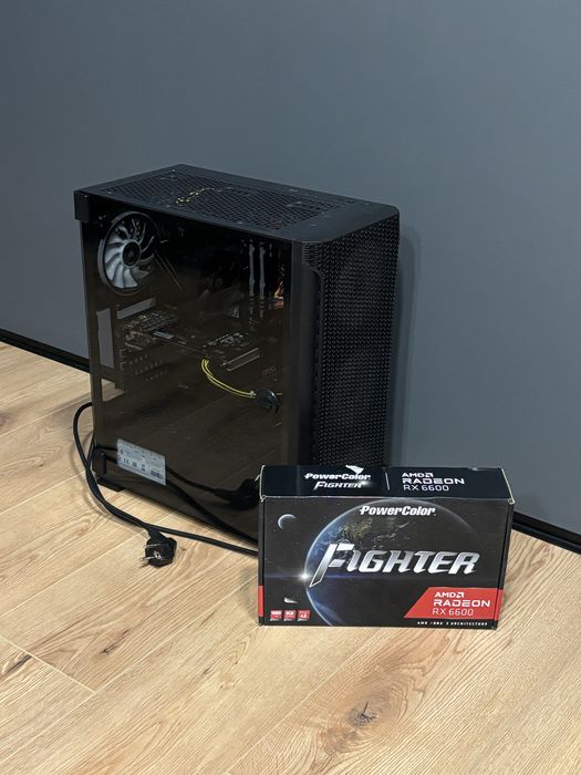 Rx6600  ryzen 5500   16gb  ігровий пк компютер