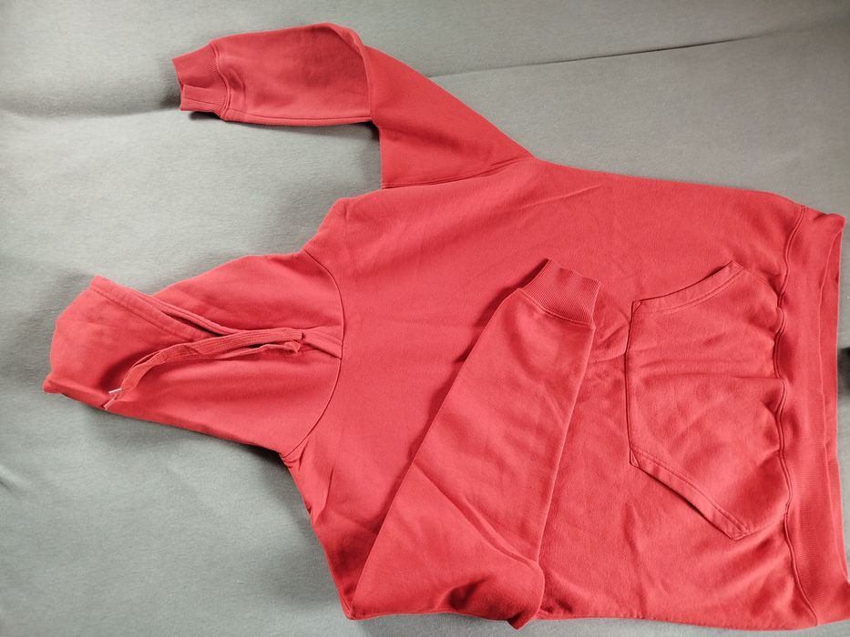 Bluza męska czerwona z kapturem S/M