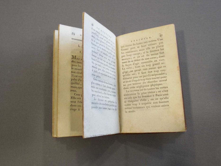 Livro Le Moderne Robinson, 1801
