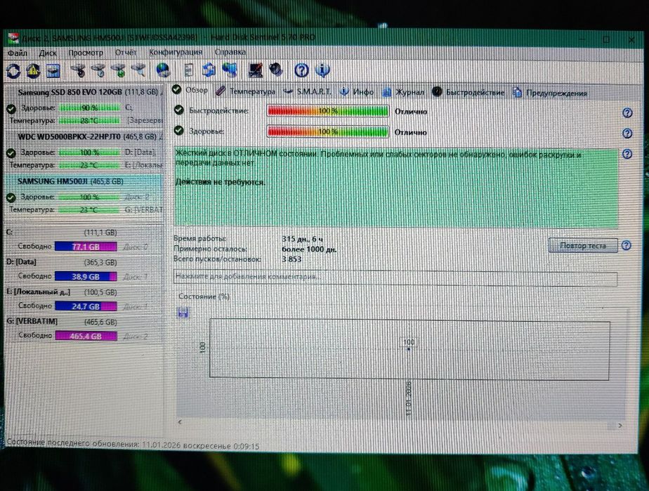 Внешний накопитель 500 гиг.  Заводской !!! HDD