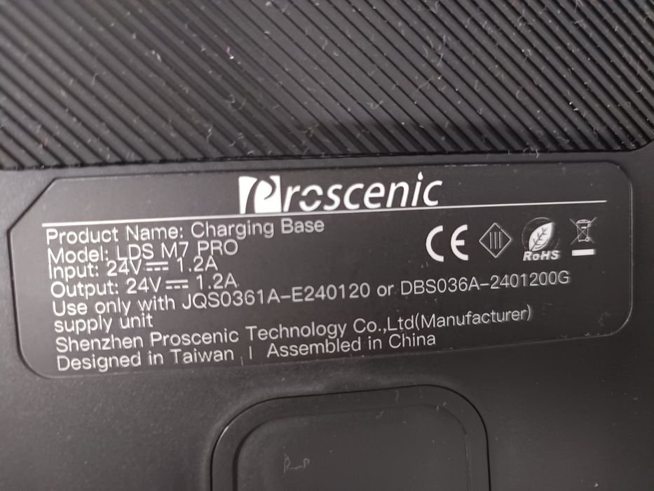 Carregador de aspirador robot proscenic