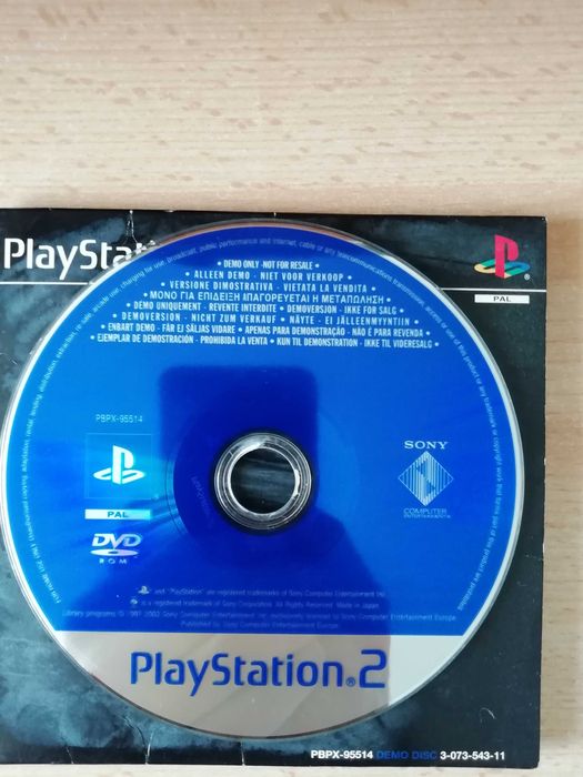 PS2 DVD Demo Disk PBPX-95514