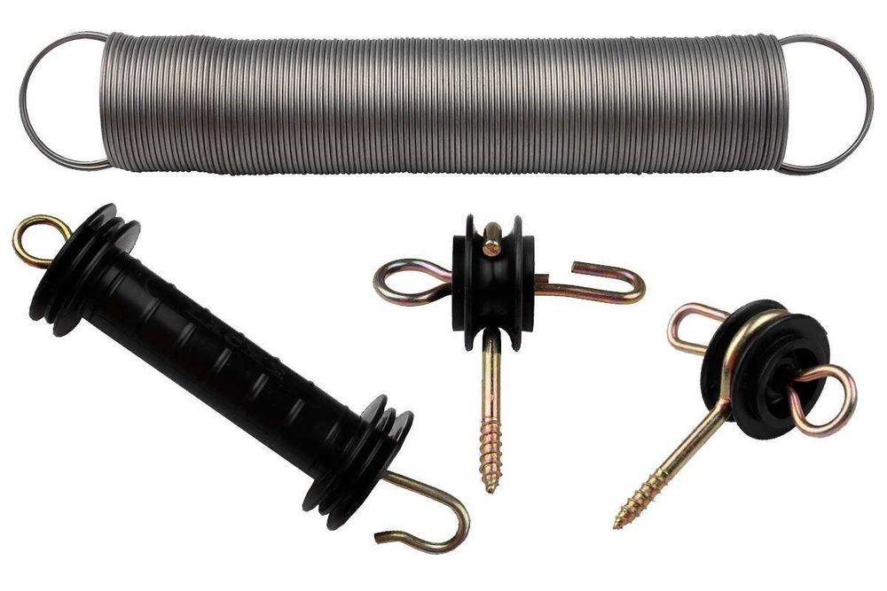 PASTUCH elektryczny dla koni Elektryzator ZESTAW +bateria izolatory