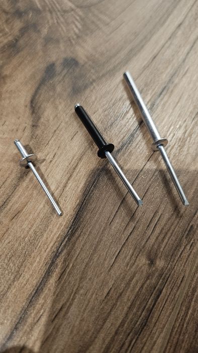 Nity aluminiowe 4,8x50mm 3,2x10mm 4,8x30mm - OKAZJA