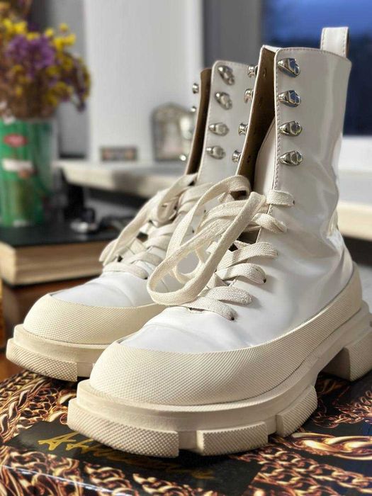 Both ботинки женские белые 39р кожа