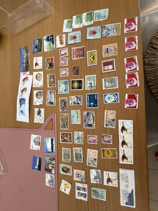 Coleção de selos antigos