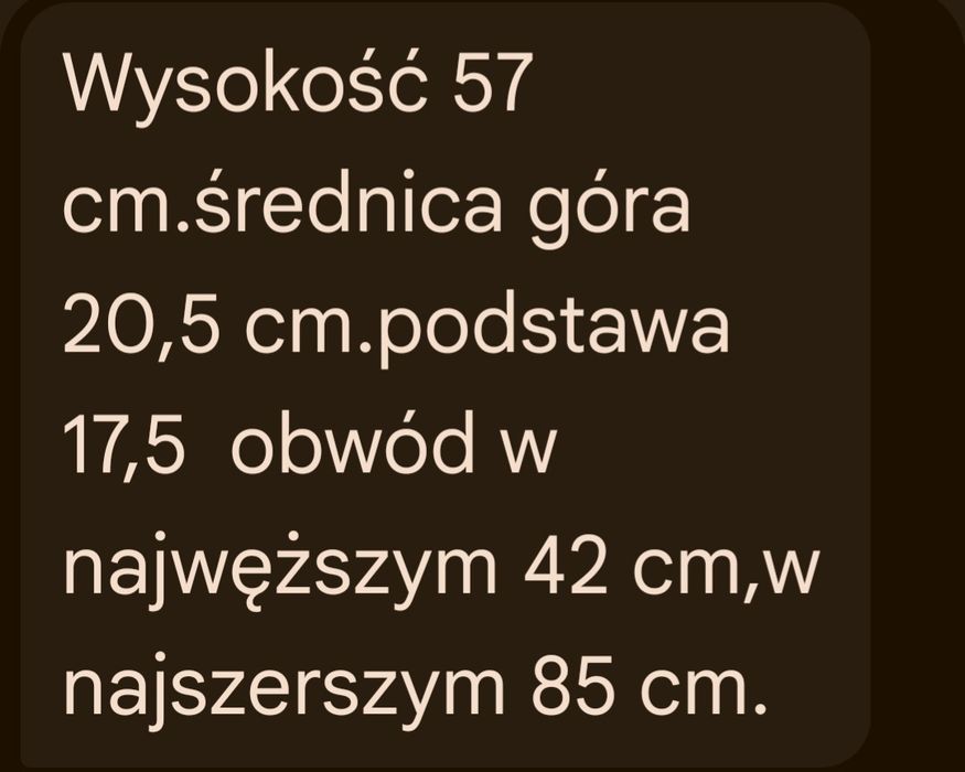 Duży dekoracyjny wazon orientalny – ręcznie malowany