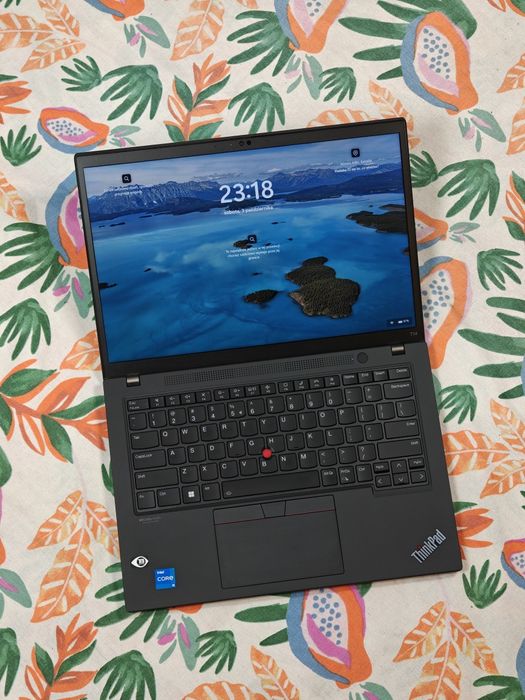 Laptop Lenovo ThinkPad T14 Gen 3 i5-1240P, 16GB RAM DDR4 + wolny slot, 512GB SSD NVMe, bateria 3 godziny pracy, oryginalna ładowarka