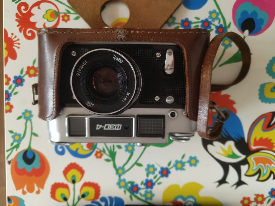 Aparat analogowy FED 4 (ФЭД-4) + Obiektyw Industar-61 | ZSRR Vintage