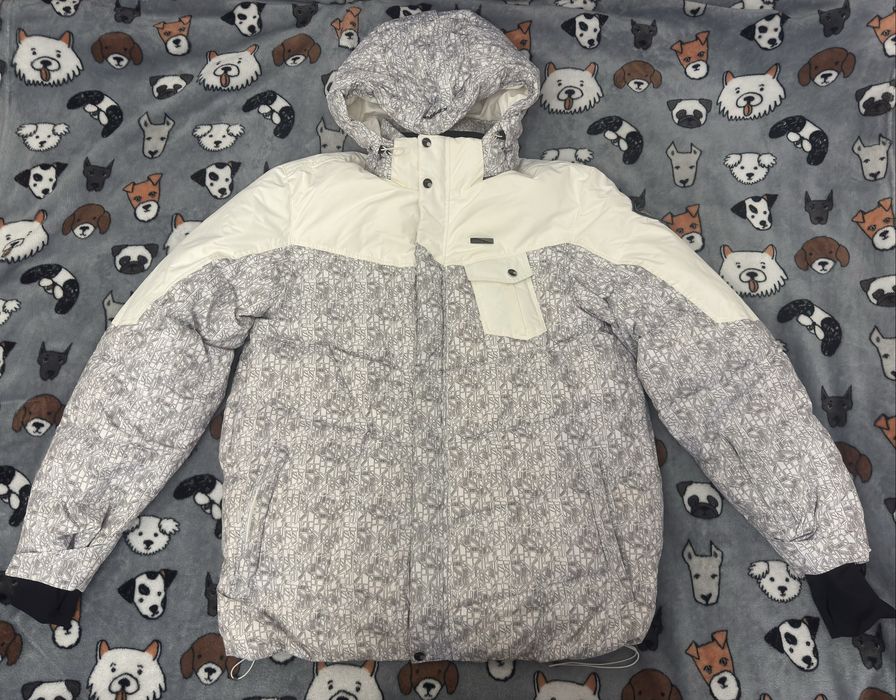 Чоловіча біла лижна куртка Icepeak. Зимова тепла куртка.