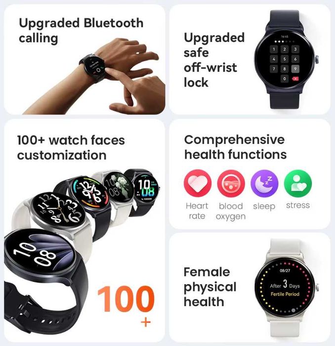 Xiaomi Haylou Solar Lite Smartwatch cor Silver NOVO!! = 30 euros