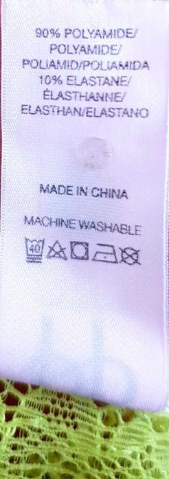 Koronkowe Stringi Pretty Polly Żółte r. 14