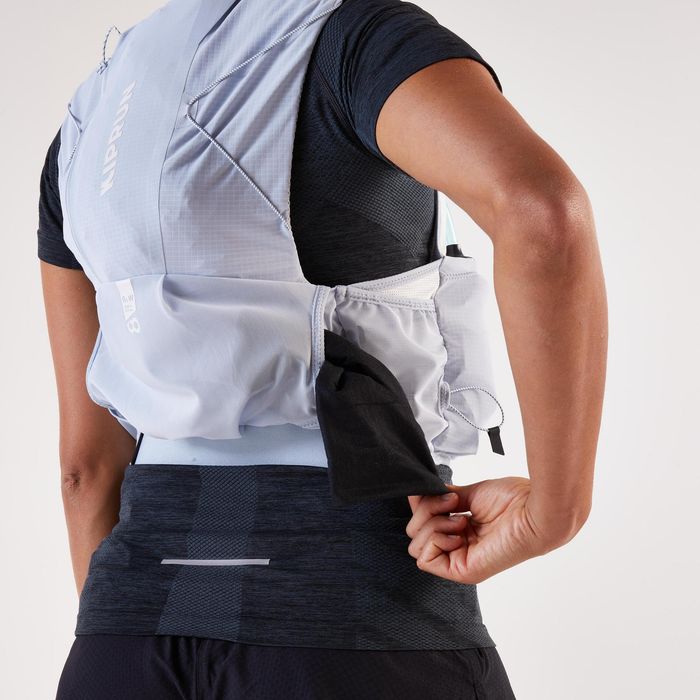 Mochila de Trail Running 8L 2 Flasks 500 ml incluídas - KIPRUN