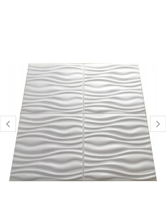 Kasetony Sufitowe Białe Panele Ścienne Dekoracyjne 3D