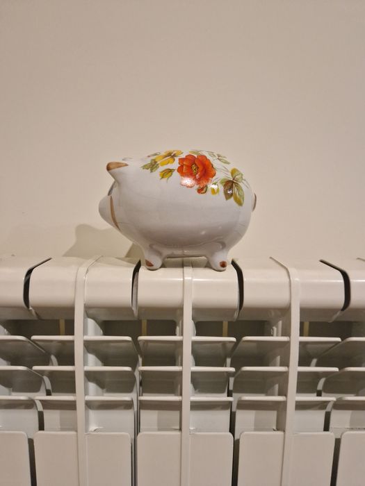 Porquinho mealheiro em porcelana "ALFAL", Alcobaça