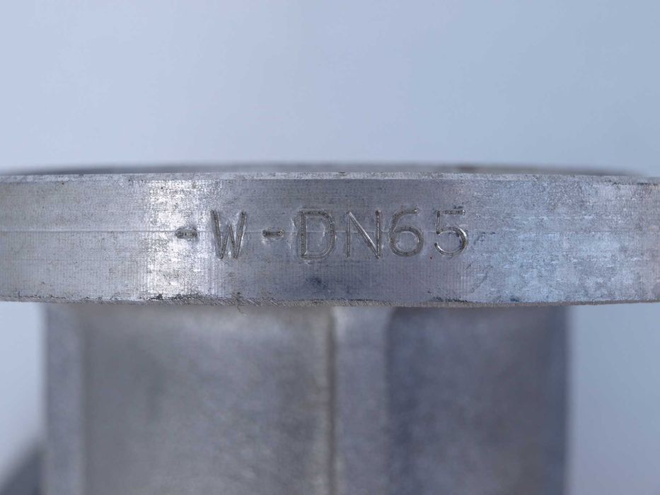 Weishaupt kolano kołnierzowe Dn 65 - aluminium
